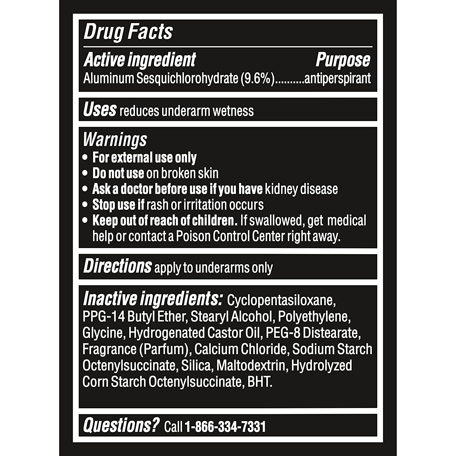 Degree Men UltraClear Antiperspirant Deodorant Black + White 4 count 72-Hour Sweat & Odor Protection Antiperspirant For Men With MotionSense Technology 2.70 Ounce (Pack of 4) - Image 13